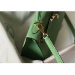 herm kelly 28cm bag in vert criquet epsom leather ghw