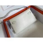 HERM Kelly Elan Handmade Bag In Craie Chevre Mysore Leather - 图片 4