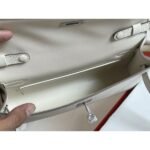 HERM Kelly Elan Handmade Bag In Craie Chevre Mysore Leather - 图片 6