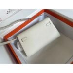 HERM Kelly Elan Handmade Bag In Craie Chevre Mysore Leather - 图片 7