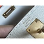 HERM Kelly Elan Handmade Bag In Craie Chevre Mysore Leather - 图片 9