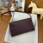 HERM Kelly Elan Handmade Bag In Rouge Sellier Chevre Mysore Leather - 图片 3