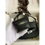 Herm??s Kelly Moove Handmade Bag in Black Swift Calfskin - 图片 9