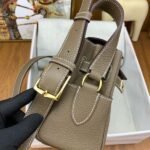 HERM Kelly Messenger Bag in Taupe Clemence Leather - 图片 7