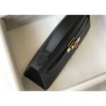 HERM Kelly Pochette Bag In Black Epsom Leather - 图片 3