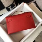 HERM Kelly Pochette Bag In Red Epsom Leather - 图片 3