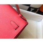 HERM Kelly Pochette Bag In Rose Lipstick Epsom Leather - 图片 2