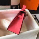 HERM Kelly Pochette Bag In Rose Lipstick Epsom Leather - 图片 5