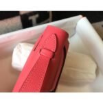 HERM Kelly Pochette Bag In Rose Lipstick Epsom Leather - 图片 6