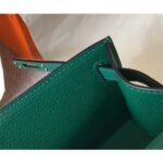 HERM Kelly Pochette Bag In Vert Veronese Epsom Leather - 图片 7