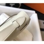 HERM Kelly Pochette Bag In White Epsom Leather - 图片 5