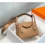 HERM Lindy Mini Bag In Chai Clemence Leather GHW - 图片 3