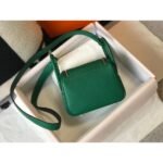 HERM Lindy Mini Bag In Green Clemence Leather GHW - 图片 2