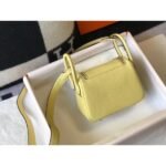 HERM Lindy Mini Bag In Jaune Poussin Clemence Leather GHW - 图片 2
