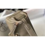 HERM Lindy Mini Bag In Taupe Clemence Leather GHW - 图片 4