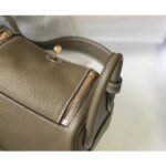 HERM Lindy Mini Bag In Taupe Clemence Leather GHW - 图片 5