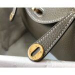 HERM Lindy Mini Bag In Taupe Clemence Leather GHW - 图片 6