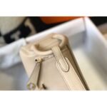HERM Lindy Mini Bag In Trench Clemence Leather GHW - 图片 4