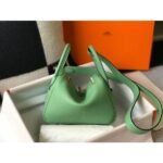HERM Lindy Mini Bag In Vert Criquet Clemence Leather GHW - 图片 2
