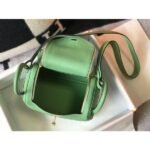 HERM Lindy Mini Bag In Vert Criquet Clemence Leather GHW - 图片 8