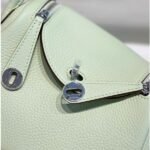 HERM Lindy Mini Bag In Vert Fizz Clemence Leather PHW - 图片 5