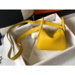 HERM Lindy Mini Bag In Yellow Clemence Leather GHW - 图片 2