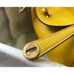 HERM Lindy Mini Bag In Yellow Clemence Leather GHW - 图片 5
