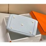 HERM Lindy 26cm Bag In Blue Brume Clemence Leather GHW - 图片 4