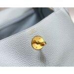 HERM Lindy 26cm Bag In Blue Brume Clemence Leather GHW - 图片 7