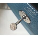 HERM Lindy 26cm Bag In Blue Jean Clemence Leather PHW - 图片 5