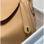 HERM Lindy 26cm Bag In Chai Clemence Leather GHW - 图片 7