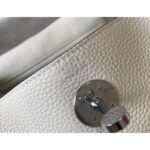 HERM Lindy 26cm Bag In Beton Clemence Leather PHW - 图片 6