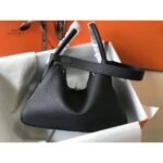 HERM Lindy 26cm Bag In Black Clemence Leather - 图片 3