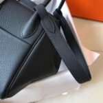 HERM Lindy 26cm Bag In Black Clemence Leather - 图片 5