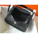 HERM Lindy 26cm Bag In Black Clemence Leather - 图片 6