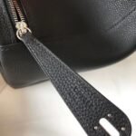 HERM Lindy 26cm Bag In Black Clemence Leather - 图片 7