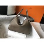 HERM Lindy 26cm Bag In Taupe Grey Clemence Leather - 图片 2