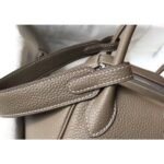 HERM Lindy 26cm Bag In Taupe Grey Clemence Leather - 图片 5