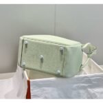 HERM Lindy 26cm Bag In Vert Fizz Clemence Leather GHW - 图片 5