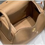 HERM Lindy 30cm Bag In Chai Clemence Leather GHW - 图片 9