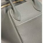 HERM Lindy 30cm Bag In Gris Meyer Clemence Leather GHW - 图片 5