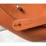 HERM Lindy 30cm Bag In Orange Clemence Leather GHW - 图片 6