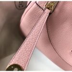 HERM Lindy 30cm Bag In Pink Clemence Leather GHW - 图片 5