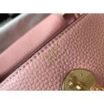 HERM Lindy 30cm Bag In Pink Clemence Leather GHW - 图片 7
