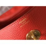 HERM Lindy 30cm Bag In Red Clemence Leather GHW - 图片 6