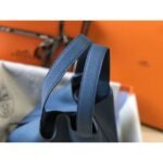 HERM Picotin Lock 18 Bag In Blue Agate Clemence Leather - 图片 6