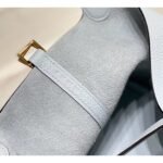 HERM Picotin Lock 18 Bag In Blue Brume Clemence Leather - 图片 7