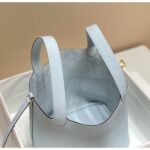 HERM Picotin Lock 18 Bag In Blue Brume Clemence Leather - 图片 8