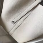 HERM Picotin Lock 18 Bag In Beton Clemence Leather - 图片 3
