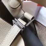 HERM Picotin Lock 18 Bag In Beton Clemence Leather - 图片 6